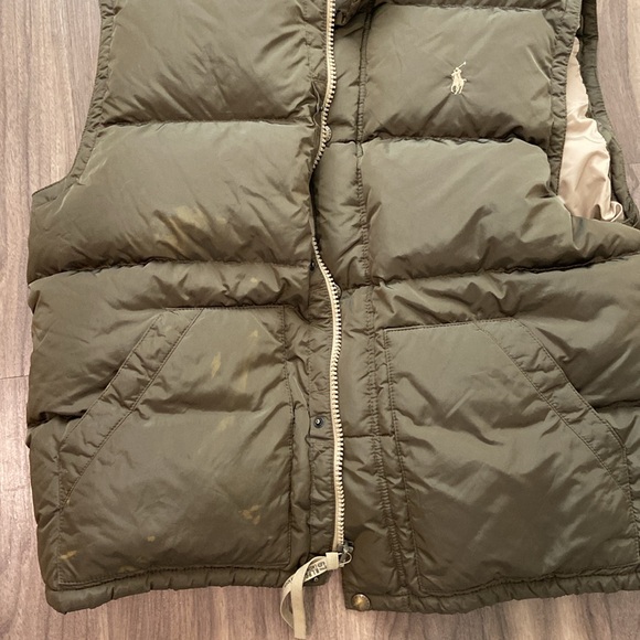 Polo Ralph Lauren Mens Large Bodywarmer Jacket Quilted Down Puffer - Picture 6 of 6